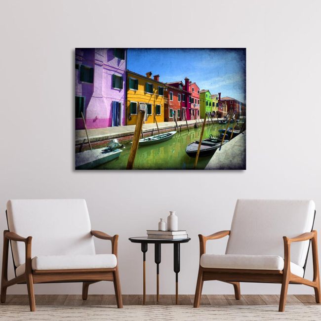 Canvas print Colors of Venice
