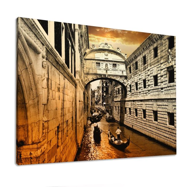 Canvas print Venice sunset