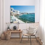 Πίνακας σε καμβά Mykonos view