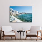 Canvas print Mykonos view