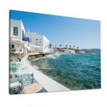 Canvas print Mykonos view