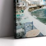 Πίνακας σε καμβά Mykonos view