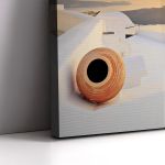 Canvas print Santorini trip