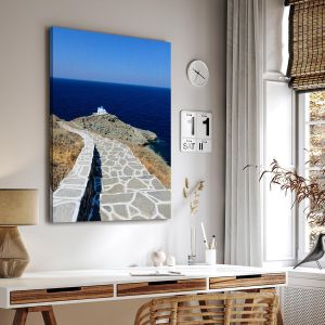 Πίνακας σε καμβά Εκκλησία στους Εφταμάρτυρες, Σίφνος