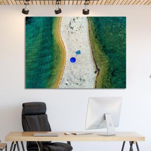 Canvas printAerial view of the beautiful Karidi beach