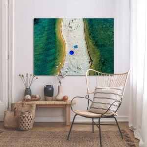 Canvas printAerial view of the beautiful Karidi beach 2