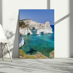 Πίνακας σε καμβά Κλέφτικο, Μήλος