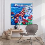 Canvas print Greek island landscape II