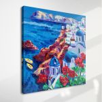Canvas print Greek island landscape II