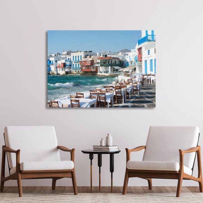 Canvas print Mykonos little Venice