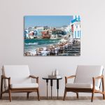 Canvas print Mykonos little Venice