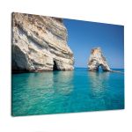 Πίνακας σε καμβά Μύλος, Rock formations and sea caves in Milos