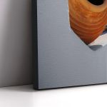 Canvas print View out to sea - Santorini, Oia