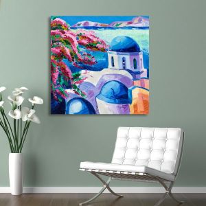 Canvas print Greek island landscape I