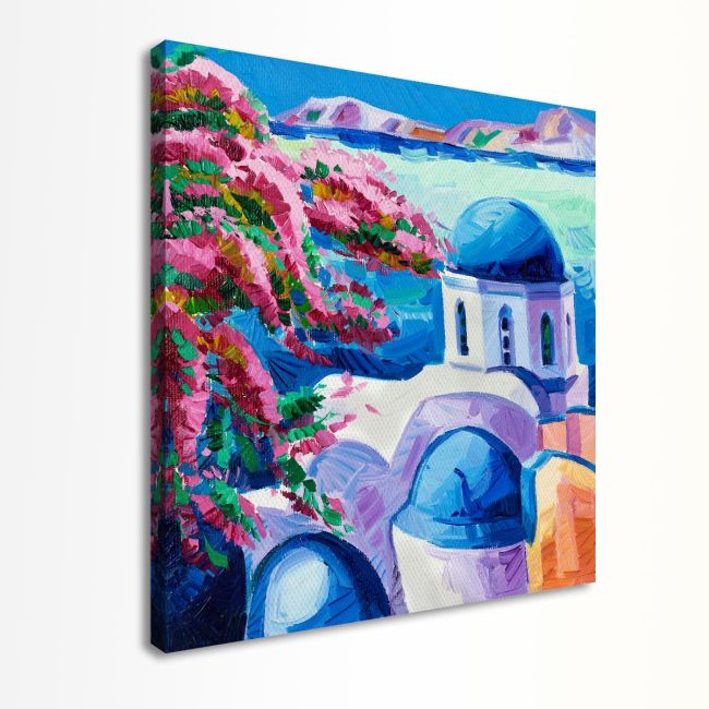 Canvas print Greek island landscape I