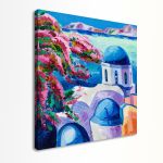 Canvas print Greek island landscape I