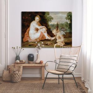 Canvas print Venus and Cupid warming themselves, Rubens Peter Paul 2