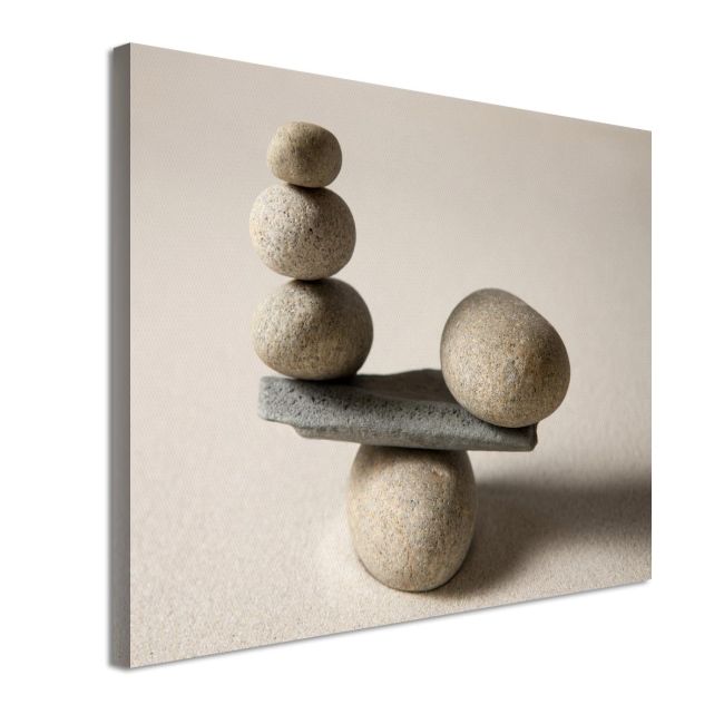 Πίνακας σε καμβά Stones scale