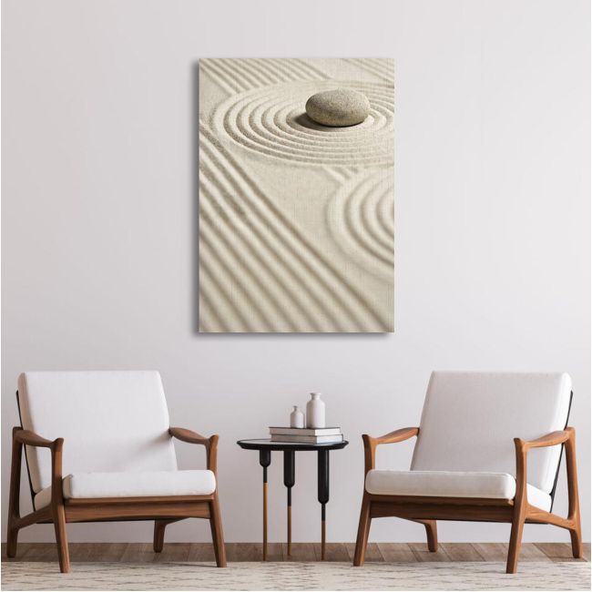 Πίνακας σε καμβά Zen stones IV