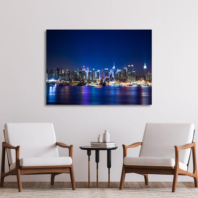 Πίνακας σε καμβά Νέα Υόρκη, New York Manhattan skyline