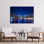 Πίνακας σε καμβά Νέα Υόρκη, New York Manhattan skyline