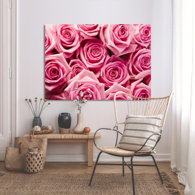 Canvas print Pink roses
