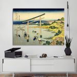 Canvas print Bay of Noboto, Hokusai Katsushika