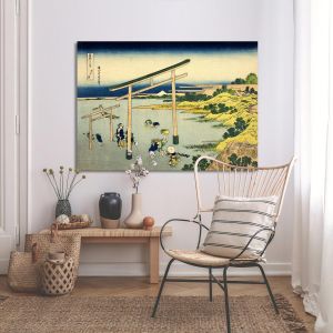 Canvas print Bay of Noboto, Hokusai Katsushika 2