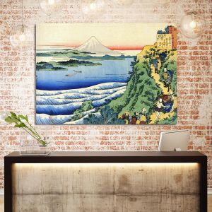 Canvas print 4/100 One hundred poems, Hokusai Katsushika