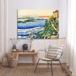 Canvas print 4/100 One hundred poems, Hokusai Katsushika