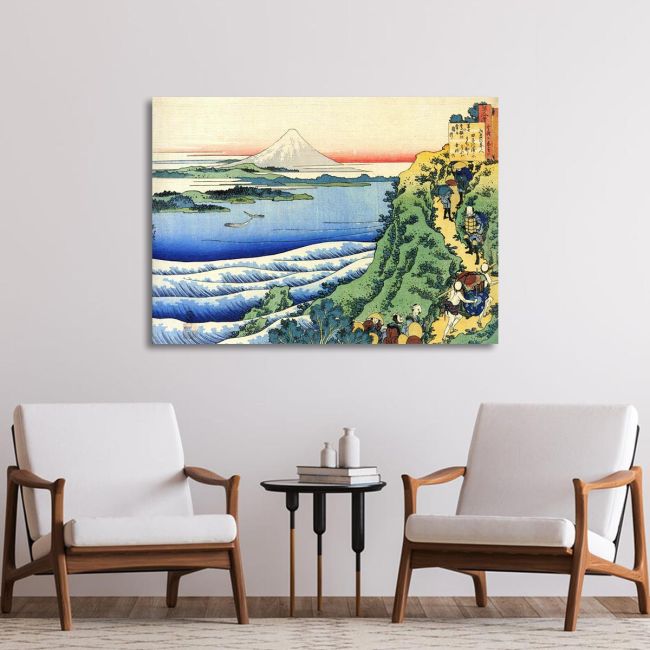 Canvas print 4/100 One hundred poems, Hokusai Katsushika