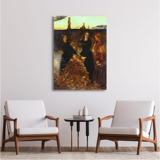 Πίνακας ζωγραφικής Autumn leaves, Millais John Everett