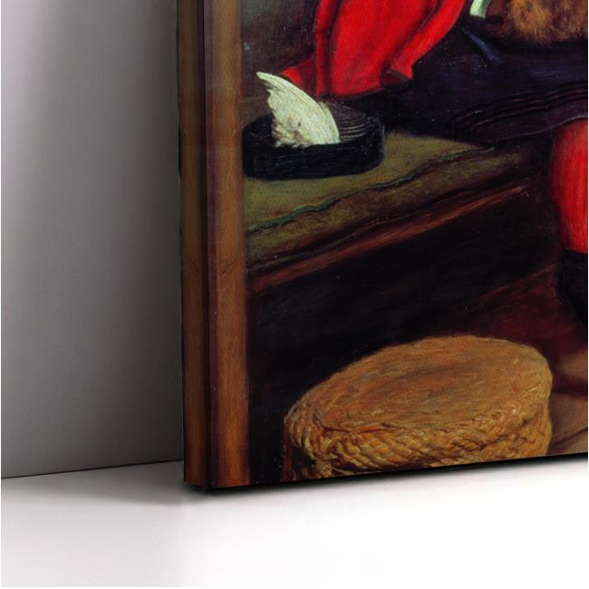 Canvas print My second sermon, Millais John Everett