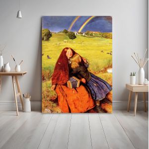 Πίνακας ζωγραφικής The blind girl, Millais John Everett