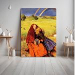 Πίνακας ζωγραφικής The blind girl, Millais John Everett