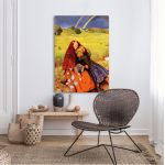 Canvas print The blind girl, Millais John Everett