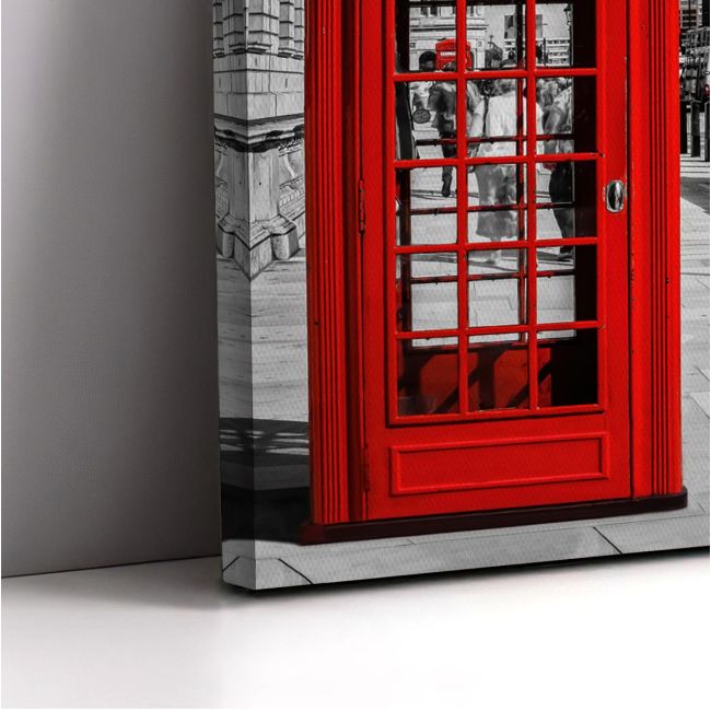 Canvas print London, Red London