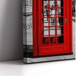 Canvas print London, Red London