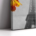 Πίνακας σε καμβά Παρίσι, Eiffel tower yellow leaves