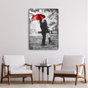 Canvas print Couple hug 2