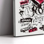 Canvas print Love rocks