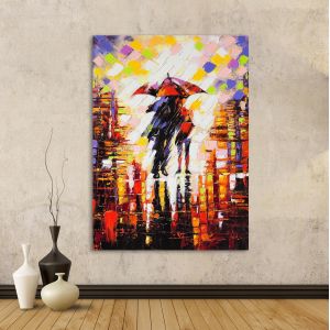 Canvas print Under the rain