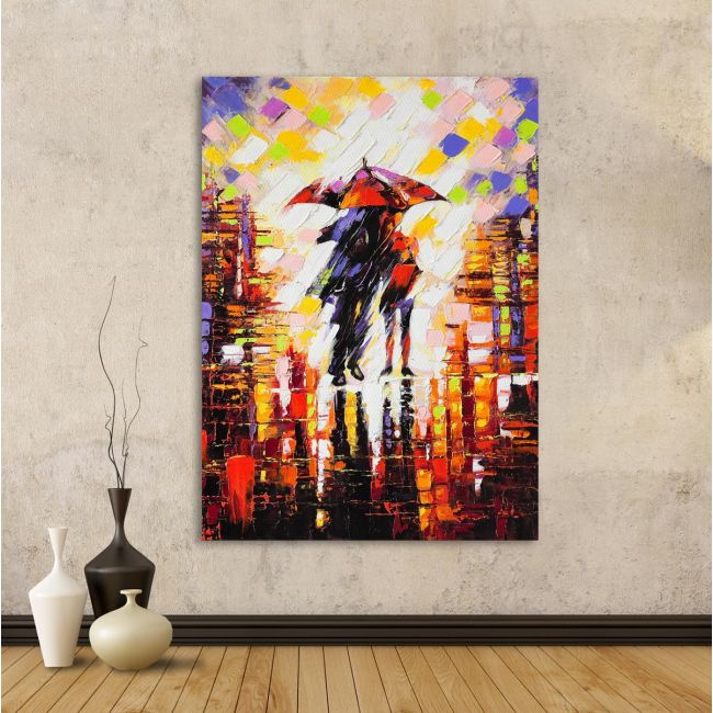 Canvas print Under the rain