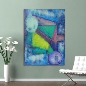 Πίνακας σε καμβά Tableau abstract Ι