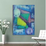 Πίνακας σε καμβά Tableau abstract Ι