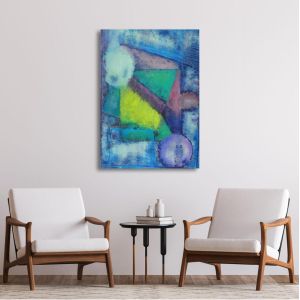 Πίνακας σε καμβά Tableau abstract Ι 2