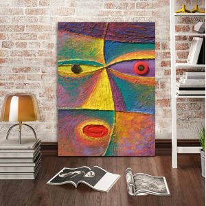 Canvas print Face abstract