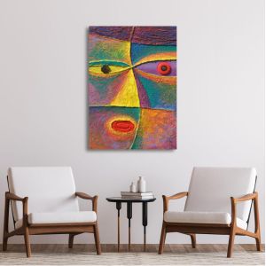 Πίνακας σε καμβά Face abstract 2