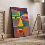 Πίνακας σε καμβά Face abstract