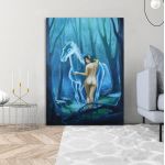 Canvas print Horse goddess